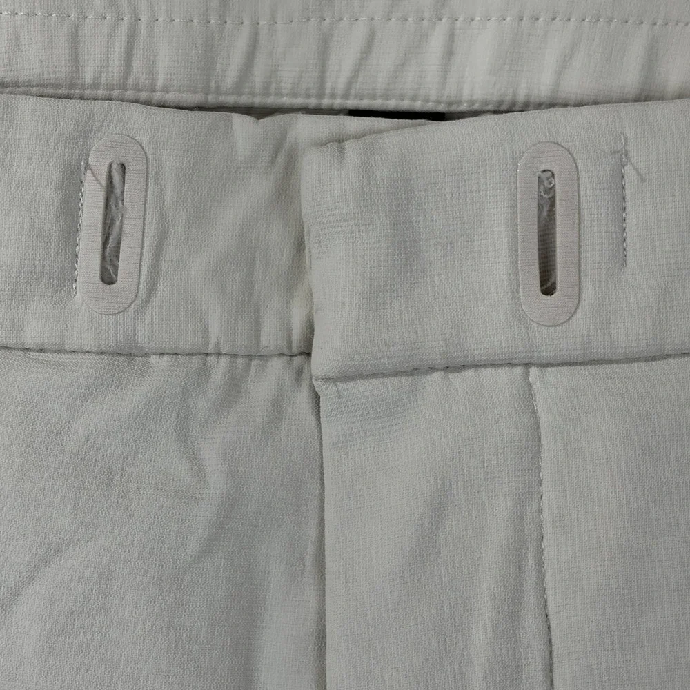 Lululemon Mens 36x17‎ Ivory Belted Utilitech Relaxed Fit Shorts LM5ACTS No Belt